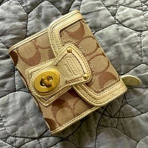 Coach trifold wallet